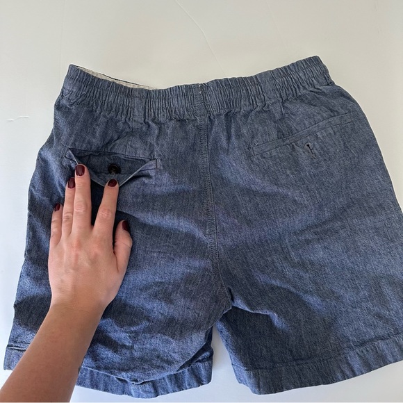 Chambray Drawstring Casual J. Crew Short - Picture 4 of 4